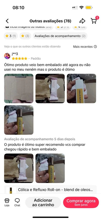 Print de depoimento enviado por uma mãe (2 de 5)