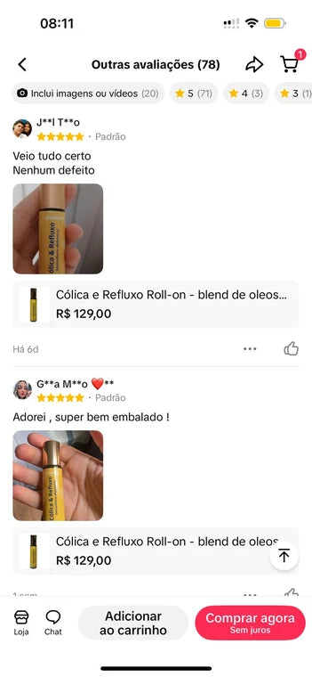 Print de depoimento enviado por uma mãe (4 de 5)