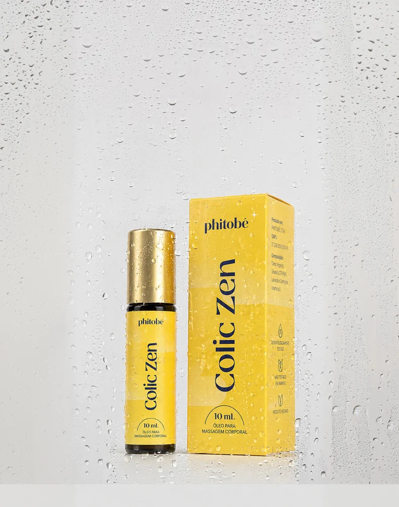 Roll-on Colic Zen com a caixa amarela